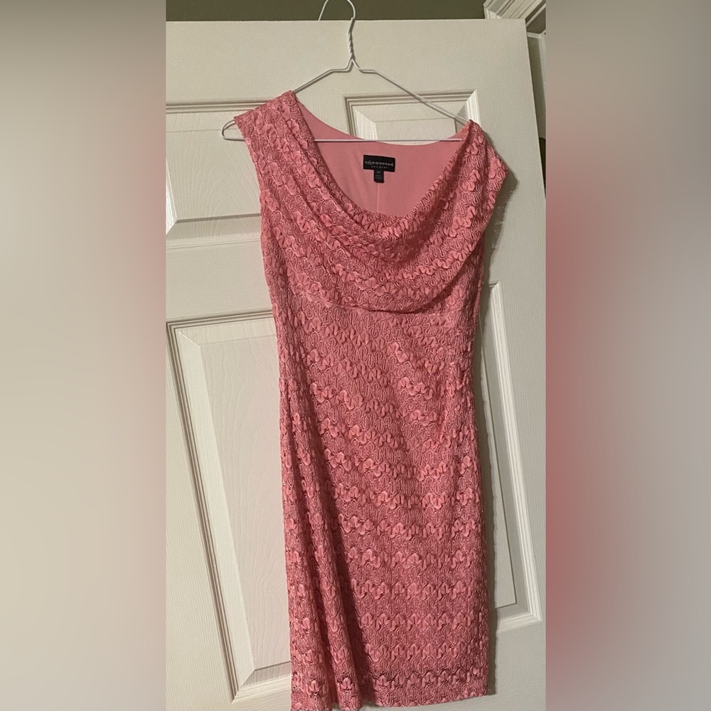 Pink lacy dress